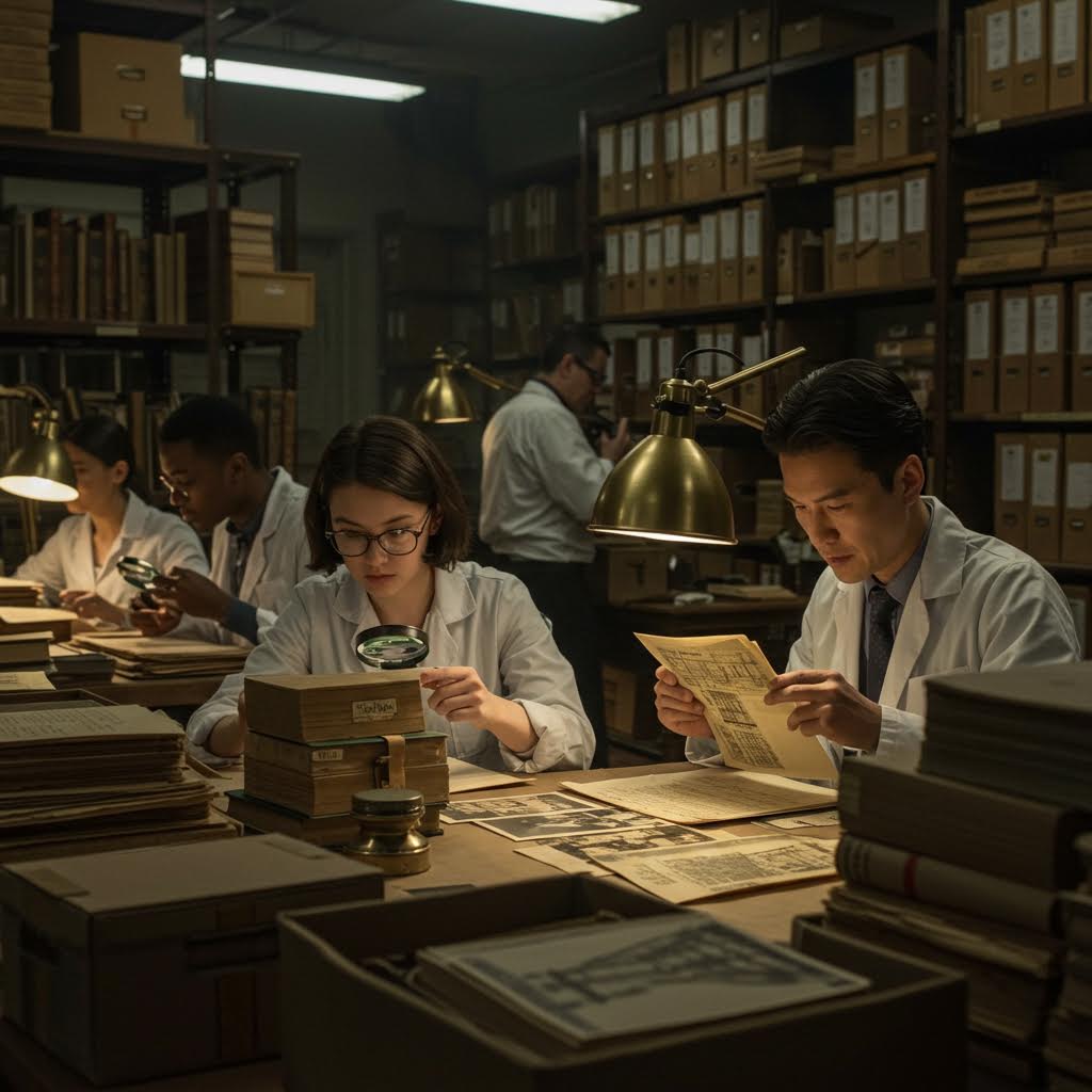 오래된 문서를 탐구하는 손끝에 온카스터디처럼 신뢰를 엮어가는 분석의 흐름