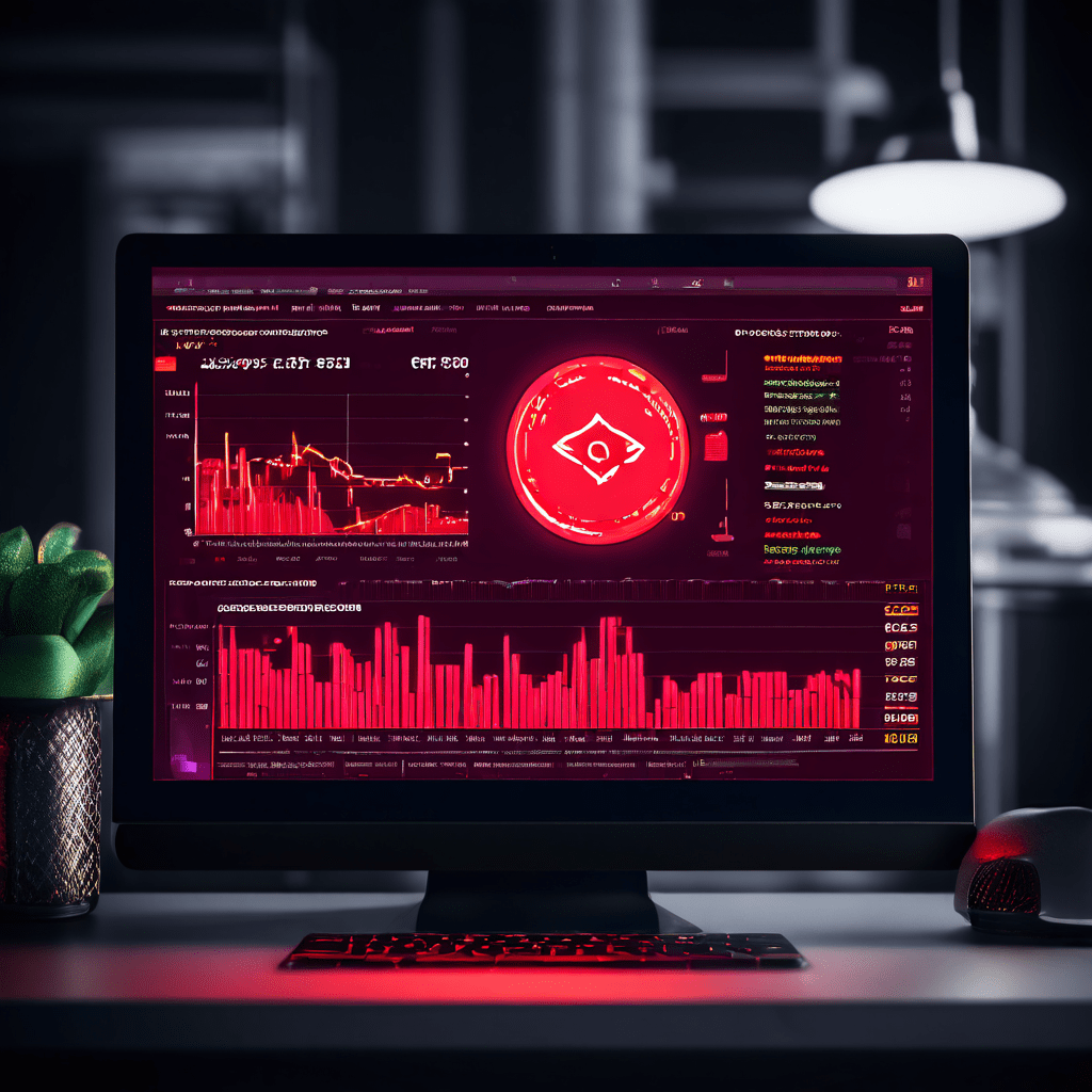 암호화폐 거래소 화면에서 USDT 잔액 위에 경고 아이콘과 커서가 위치하여 잠재적 문제나 주의가 필요한 상황을 나타내는 모습을 클로즈업한 모습입니다.