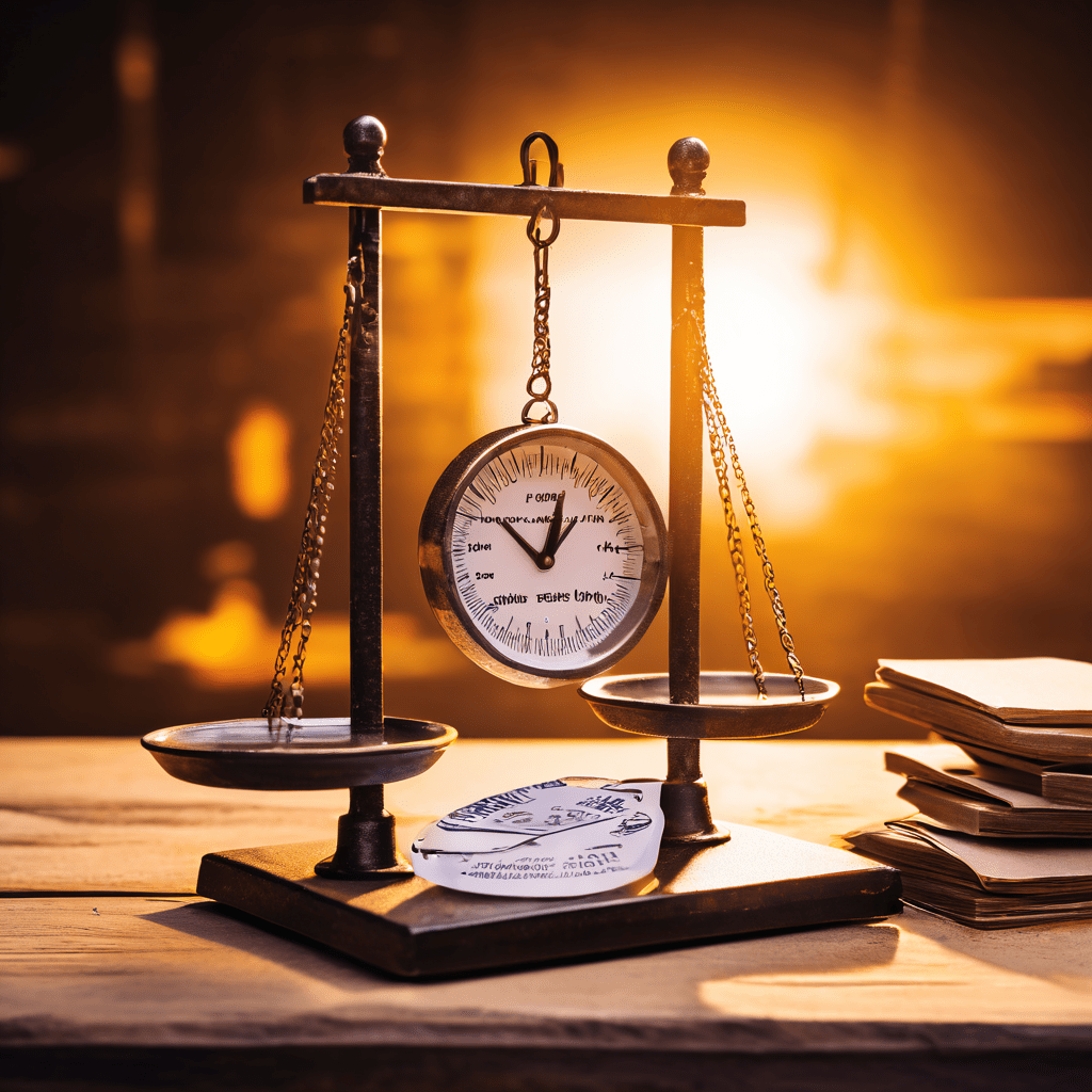 패키지화된 솔루션의 장점과 균열이나 경고 표지와 같은 위험 요소 및 잠재적 문제점을 저울로 비교하며 상품화의 장단점을 시각적으로 보여주는 개념 이미지입니다.