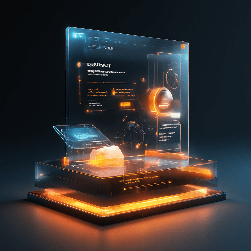 Abstract digital interface showing layered payment verification flow with secure data paths and glowing futuristic service...