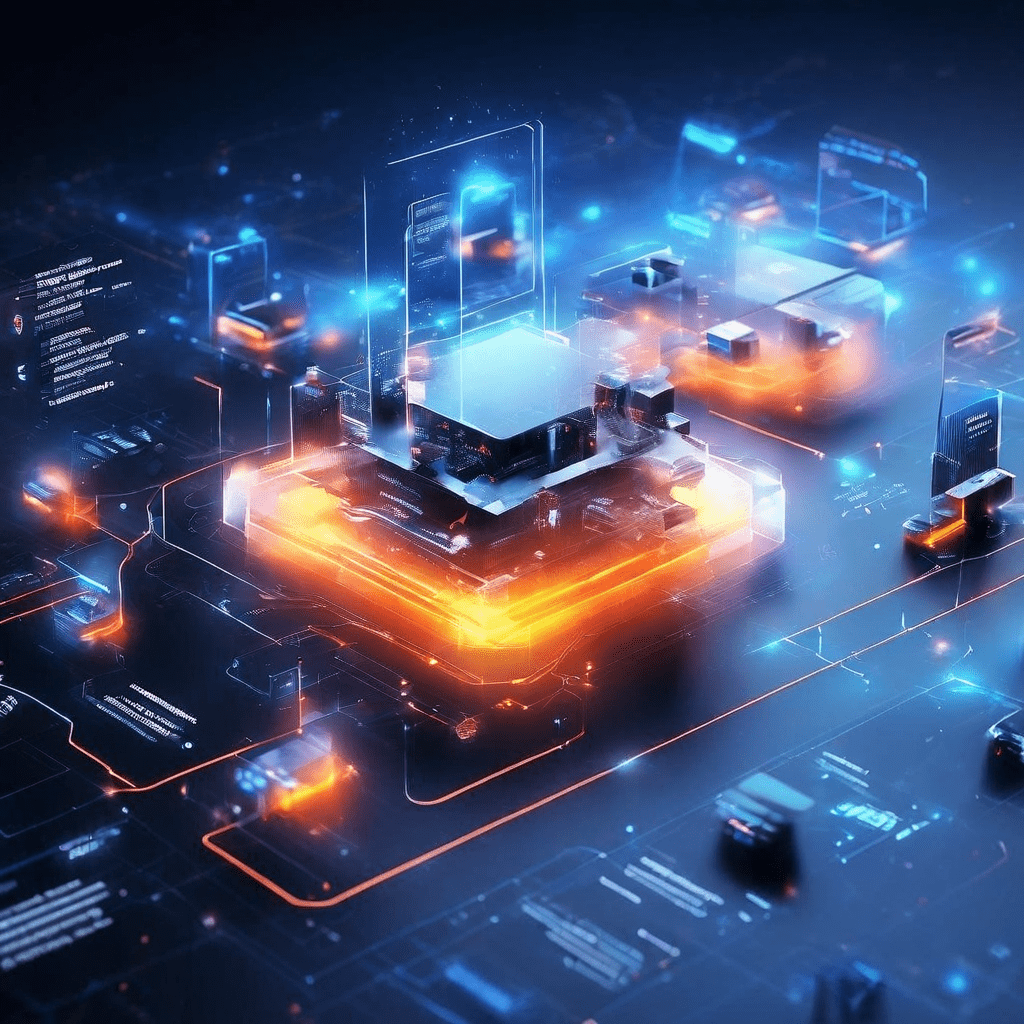 Glowing digital interface layers and secure data paths representing domain stability analysis for new casino site members.